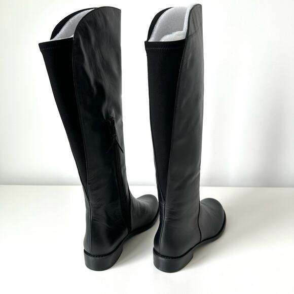 Stuart Weitzman Nupentagon Black Knee High Boots Size 6.5 - Picture 6 of 16